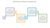 Marketing Strategy Template Ppt Design Powerpoint Slide