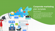 Editable Corporate Marketing Plan Template Slide Design