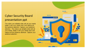 Cyber Security Board PPT Presentation Template