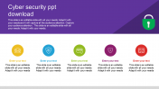 Best Cyber Security PPT Download In Multicolor Model