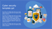 Incredible Cyber Security Template PPT In Blue Color