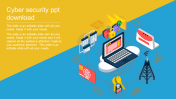 Amazing Cyber Security PPT Download Slide Template