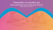 Customized Presentation On Education PPT Template Design