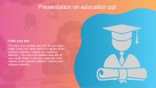 Our Predesigned Presentation On Education PPT Template