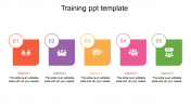 Simple Training PPT Template Presentation Design-Five Node