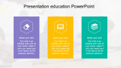 Attractive Presentation Education PowerPoint Template Design