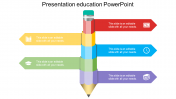 Incredible Presentation Education PowerPoint-Five Node 