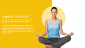 Effective Yoga PPT Download Slide Template-One Node