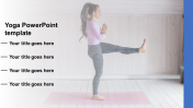Editable Yoga PowerPoint Template Presentation Designs