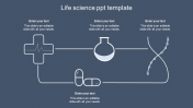 Life Science PPT Template Presentation With Four Node