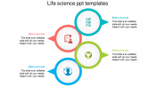 Amazing Life Science PPT Templates Slide Design-Four Node
