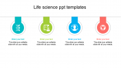 Our Predesigned Life Science PPT Templates-Four Node