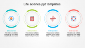 Best Life Science PPT Templates Slide With Four Node