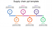 Attractive Supply Chain PPT Template Design-Six Node