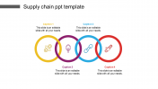 Use Supply Chain PPT Template - Interlocking Ring Design