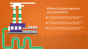 Creative Model Effects Of Global Warming PPT Presentation