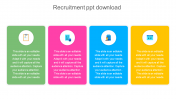 Multicolor Recruitment PPT Download Slide Template