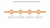 Free Office Timeline Add In PowerPoint Presentation Slide