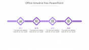 Free Office Timeline Free PowerPoint Design Template
