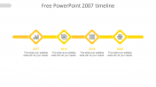 Attractive Free PowerPoint 2007 Timeline Template Designs
