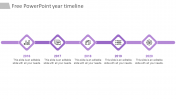 Download Free PowerPoint Year Timeline Slide Template