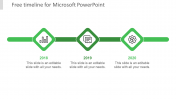 Get Free Timeline For Microsoft PowerPoint Presentation