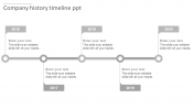 Awesome Company History Timeline PPT Presentation