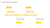 Amazing PPT Timeline Examples Slide Template