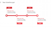 Elegant Year Timeline PPT Diagram For Presentation