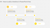 How To Add A Timeline In PowerPoint Free Template