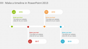 Make A Timeline In PowerPoint 2013 Template Presentation