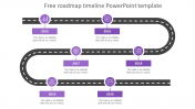 Get Free Roadmap Timeline PowerPoint Template