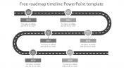 Creative Roadmap Timeline PowerPoint Template Presentation