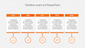 Download glittering Timeline SmartArt PowerPoint Template