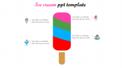 Attractive Ice Cream PPT Template Presentation