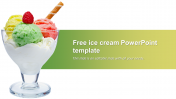 Get Free Ice Cream PowerPoint Template Presentation