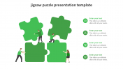 Creative Jigsaw Puzzle Presentation Template Design