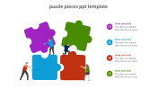Editable Puzzle Pieces PPT Template Presentation Design