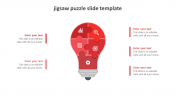 Innovative Jigsaw Puzzle Slide Template With Bulb Model
