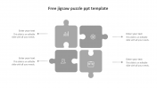 Download Our Free Jigsaw Puzzle PPT Template Designs 4-Node
