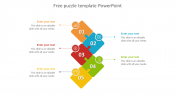 Free Puzzle Template PowerPoint Model Presentation