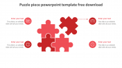 Stunning Puzzle Piece PowerPoint Template Free Download