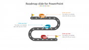 Attractive Roadmap Slide For PowerPoint Template