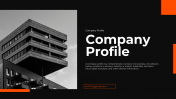 Company Profile Design PowerPoint And Google Slides