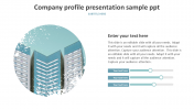 Circular Design Company Profile Presentation Sample PPT