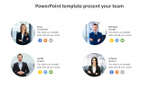 Attractive PowerPoint Template Present Your Team