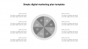 Innovative Simple Digital Marketing Plan Template Slide