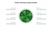 Simple Marketing Strategy Template Design Presentation