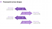 Creative PowerPoint Arrow Designs With Four Nodes Slide