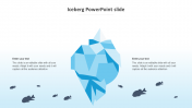 Iceberg PowerPoint Slide Template For Presentation